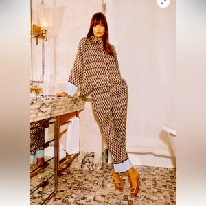 Tuckernuck Houndstooth Two-Piece Set, Size M